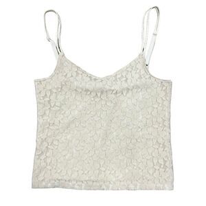 Isabella Bird Ivory Floral Lace Cami S
